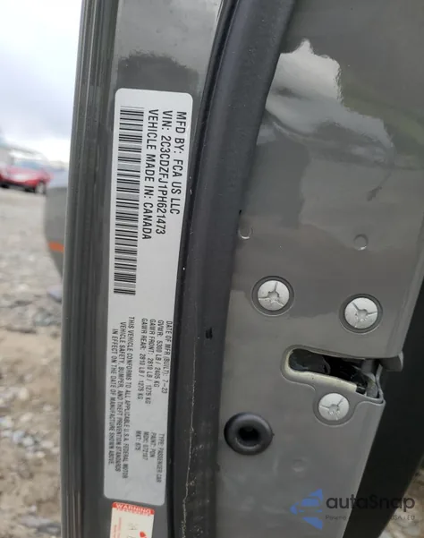 2023 Dodge Challenger R/T Scat Pack из США, поврежденный, VIN 2C3CDZFJ1PH621473